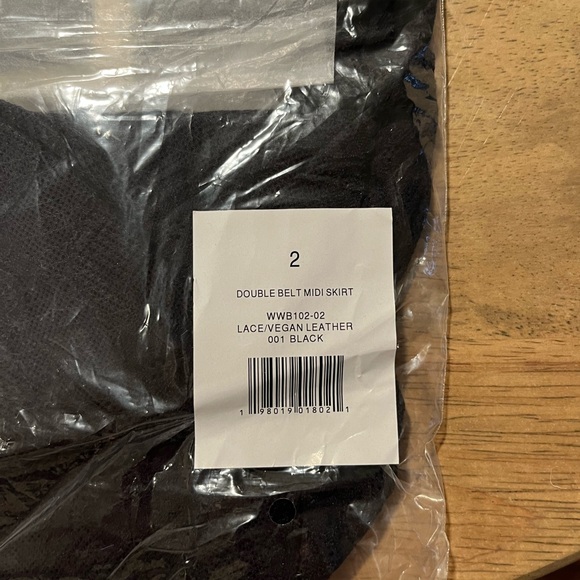 NWT WeWoreWhat Double Belt Midi Skirt - Picture 10 of 11